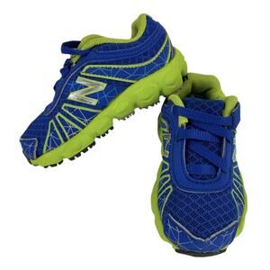 New Balance Running 890 Toddler Infant Sneakers Sz 4 Blue Lime Green Shoes Flex